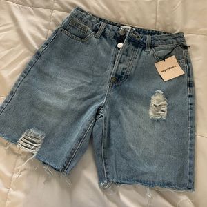 Revolve X Superdown Relaxed Mom Jean Shorts Sz 26